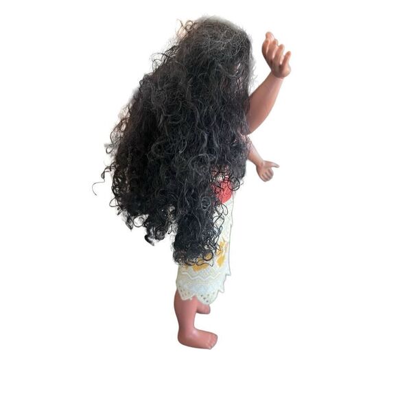 Disney Moana Doll, 10 1/2", Red & Yellow - Picture 3 of 14